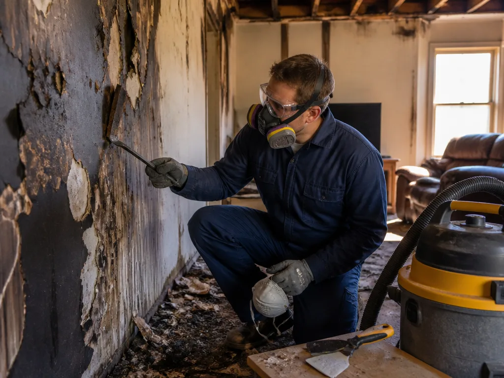 Charred Material Removal