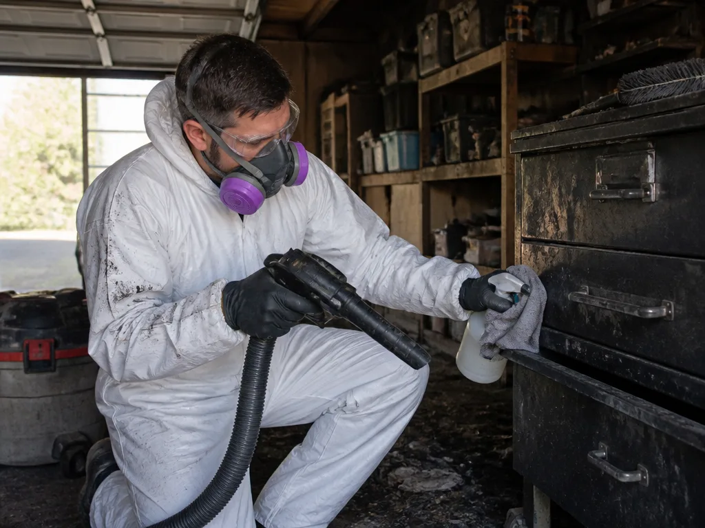 Garage Fire Cleanup