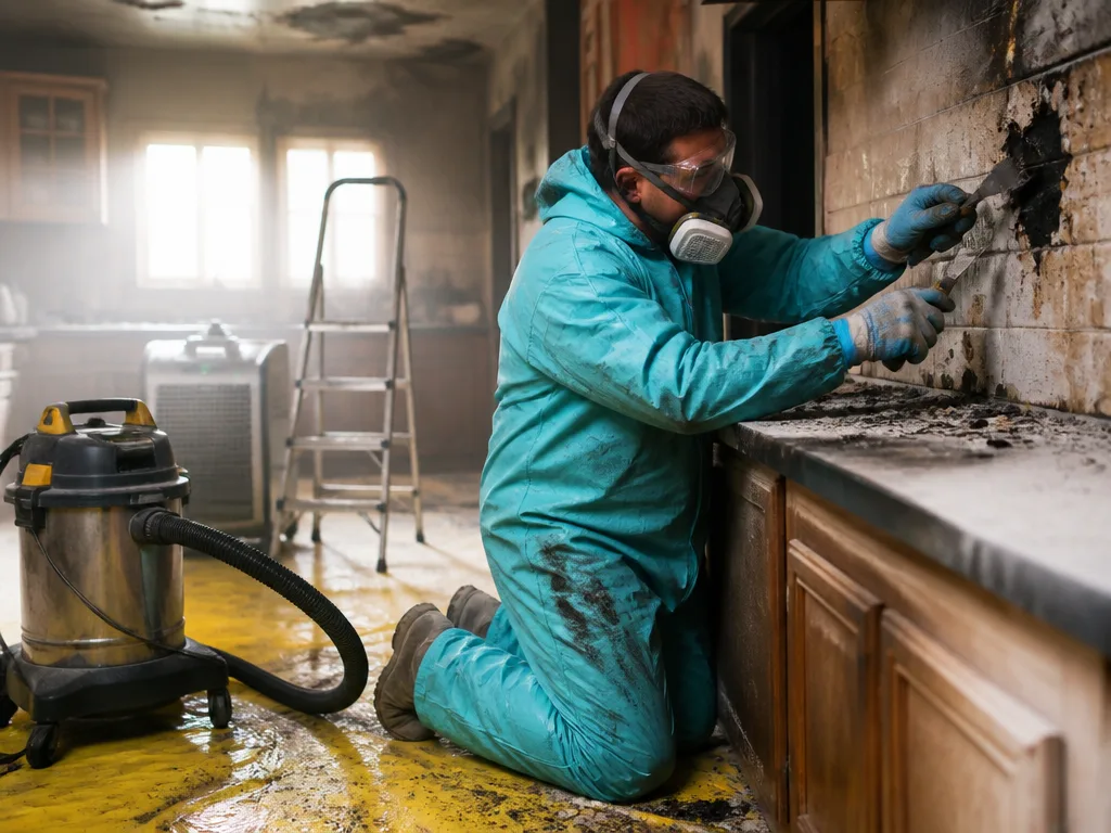 Kitchen Fire Cleanup
